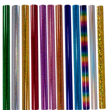 HOHOFILM 50 см x 120 см голографический теплопроводная поливинилхлоридная футболка PU винил тепла Пресс футболка виниловая пленка, высокое качество