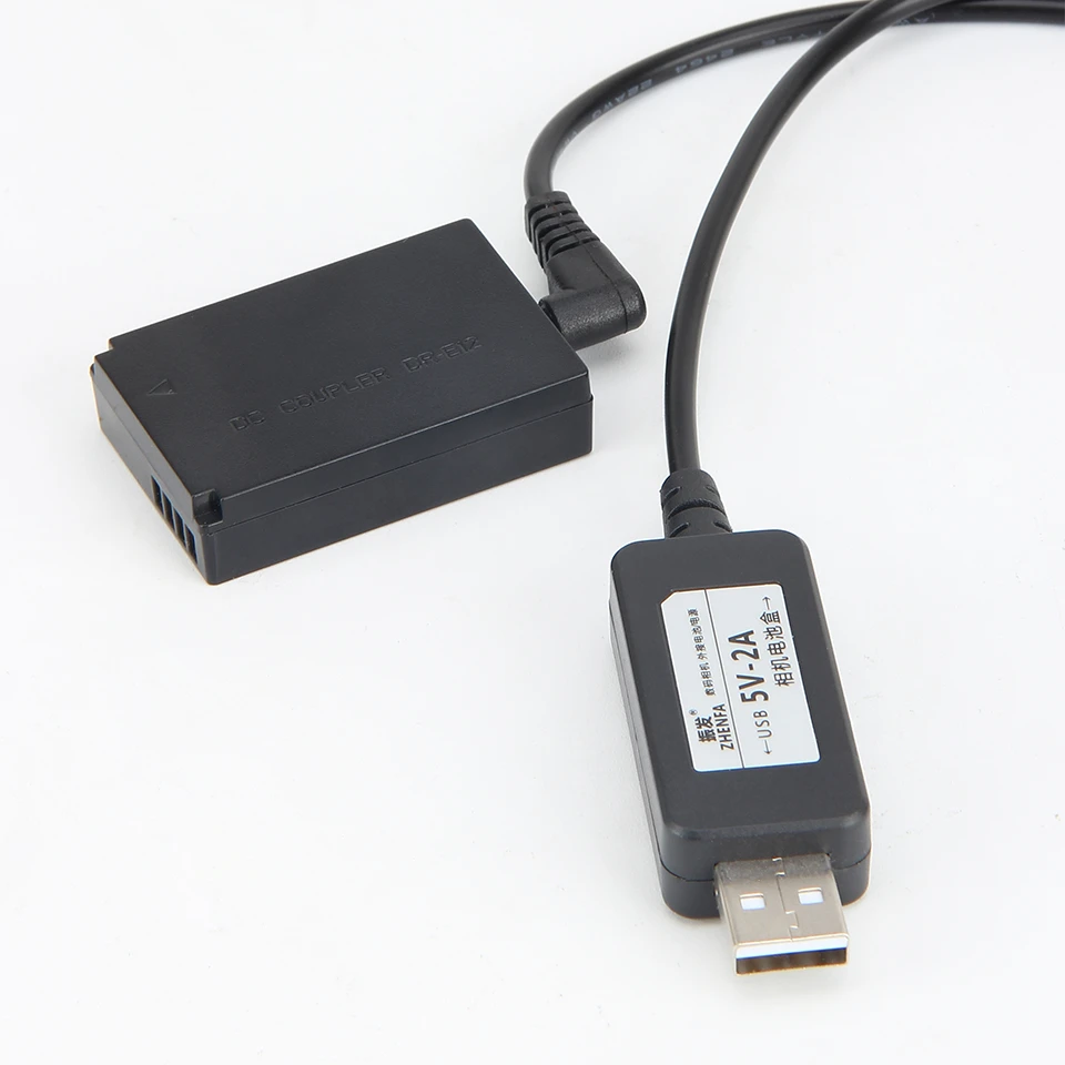 Ayex Caricatore USB Doppio Per Batterie Canon LP-E12, Ad Esempio EOS M