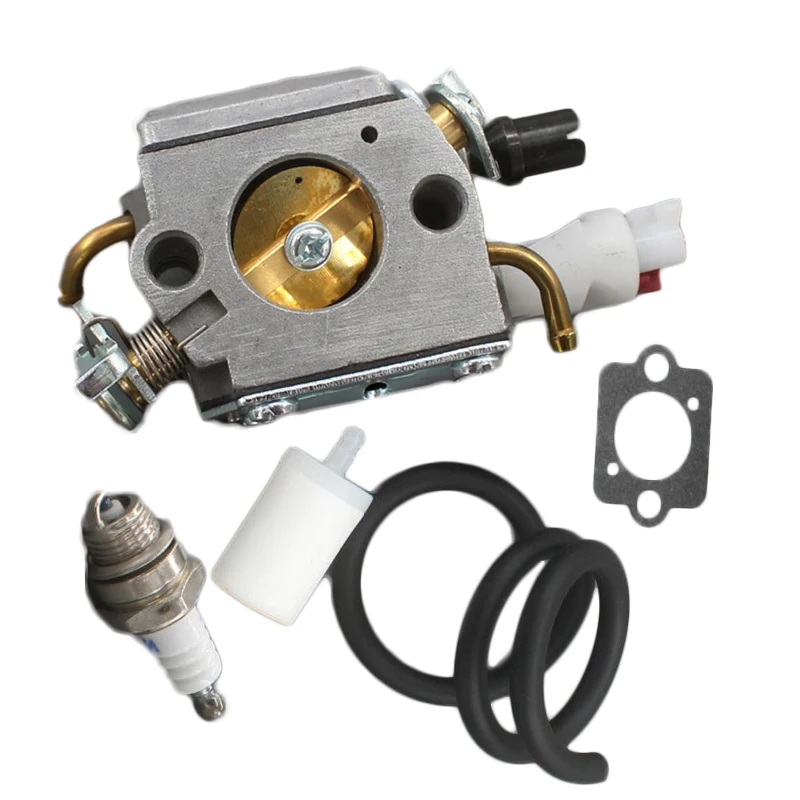 Карбюратор свечи зажигания для HUSQVARNA 340 345 346 350 Carb настроить комплект Бензопилы