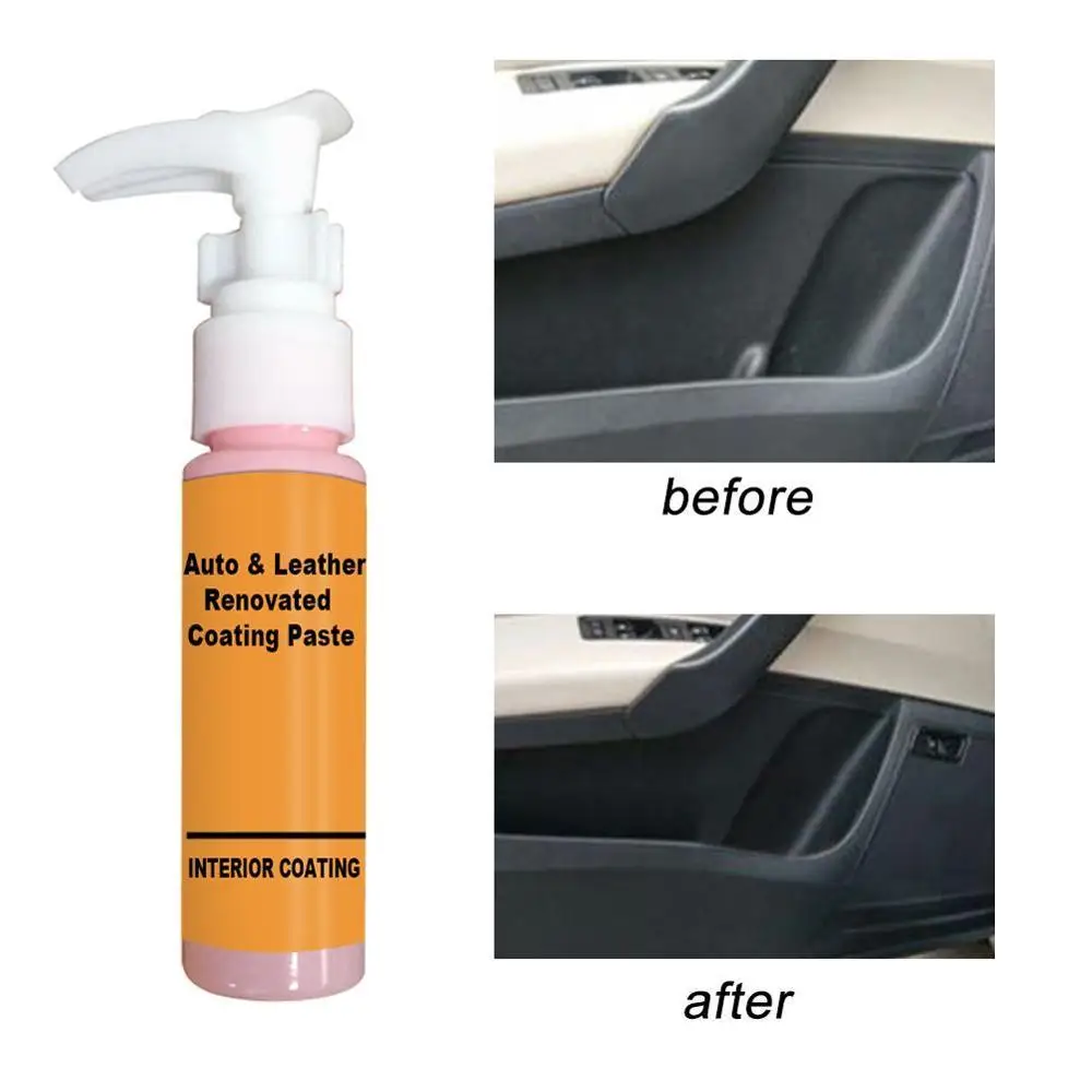 

Car Leather Refurbished Coating Paste Decontamination Maintenance Agent Car Seat Center Console Leather Coating Paste