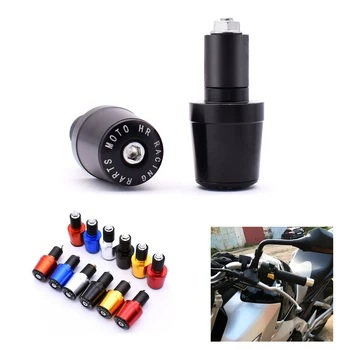

Motorcycle 7/8" 22mm Aluminum Handlebar Grip End Plug Handle Bar End Cap For BMW R1200 RT R S ST S1000 RR R XR Ducati 748 916