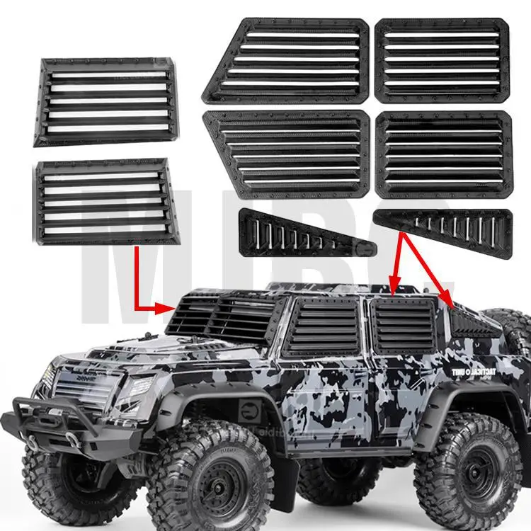 Traxxas Trx4 Tactical Unit Defensive Sideguard Kit 3d Printing Side