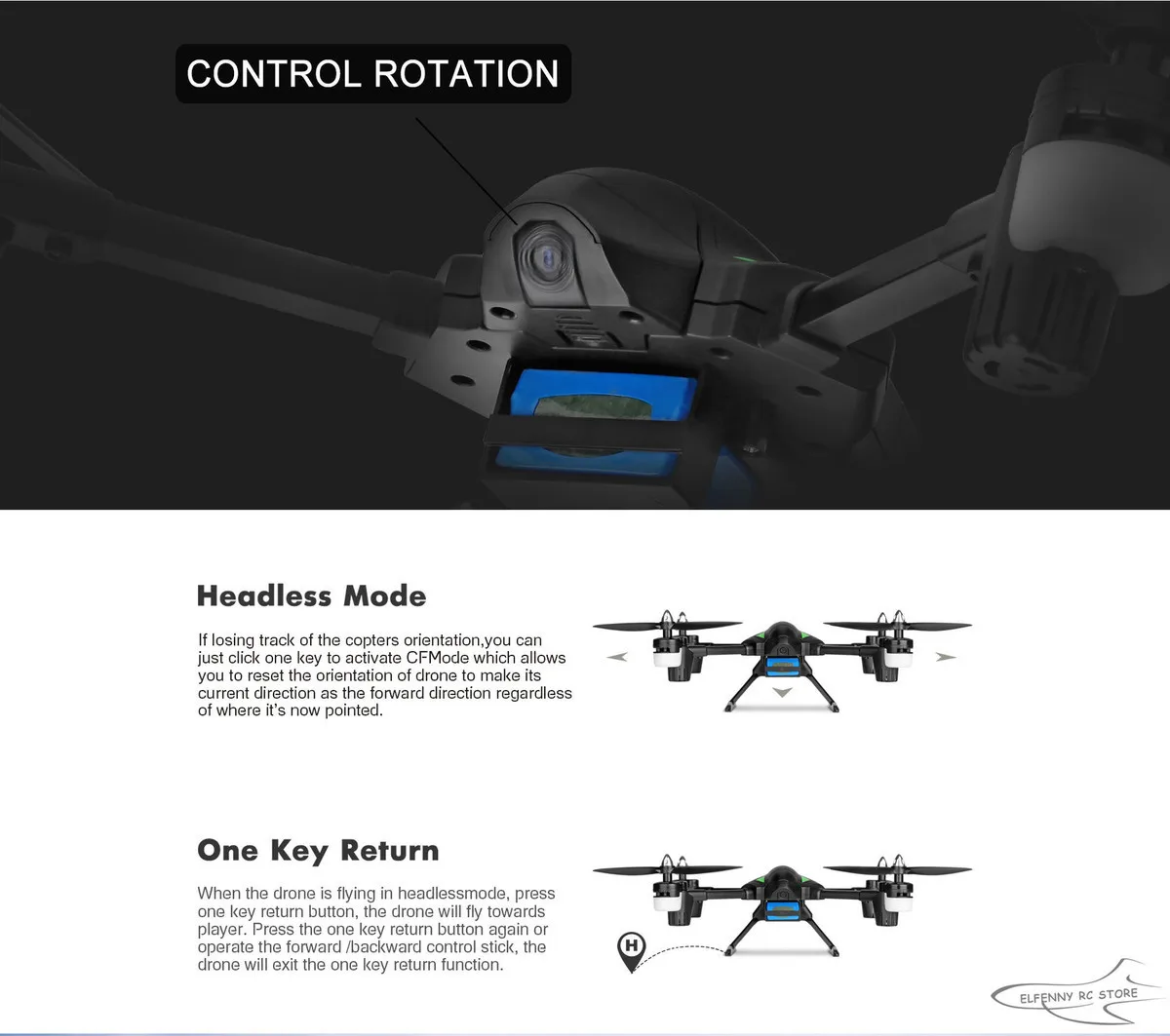 WLtoys Q323-C Вертолет с ДУ Дроны с 2.0MP HD Камера 2,4G 4CH 6 Axis Gyro удержания высоты RC Quadcopter RTF с светодиодный свет