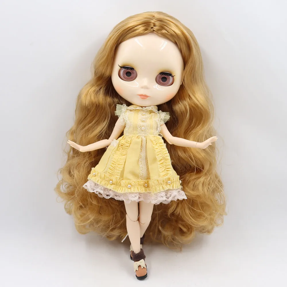 Ледяная фабрика Blyth кукла 1/6 BJD индивидуальные обнаженные тела с белой кожей, глянцевое лицо, подарок для девочки, игрушка