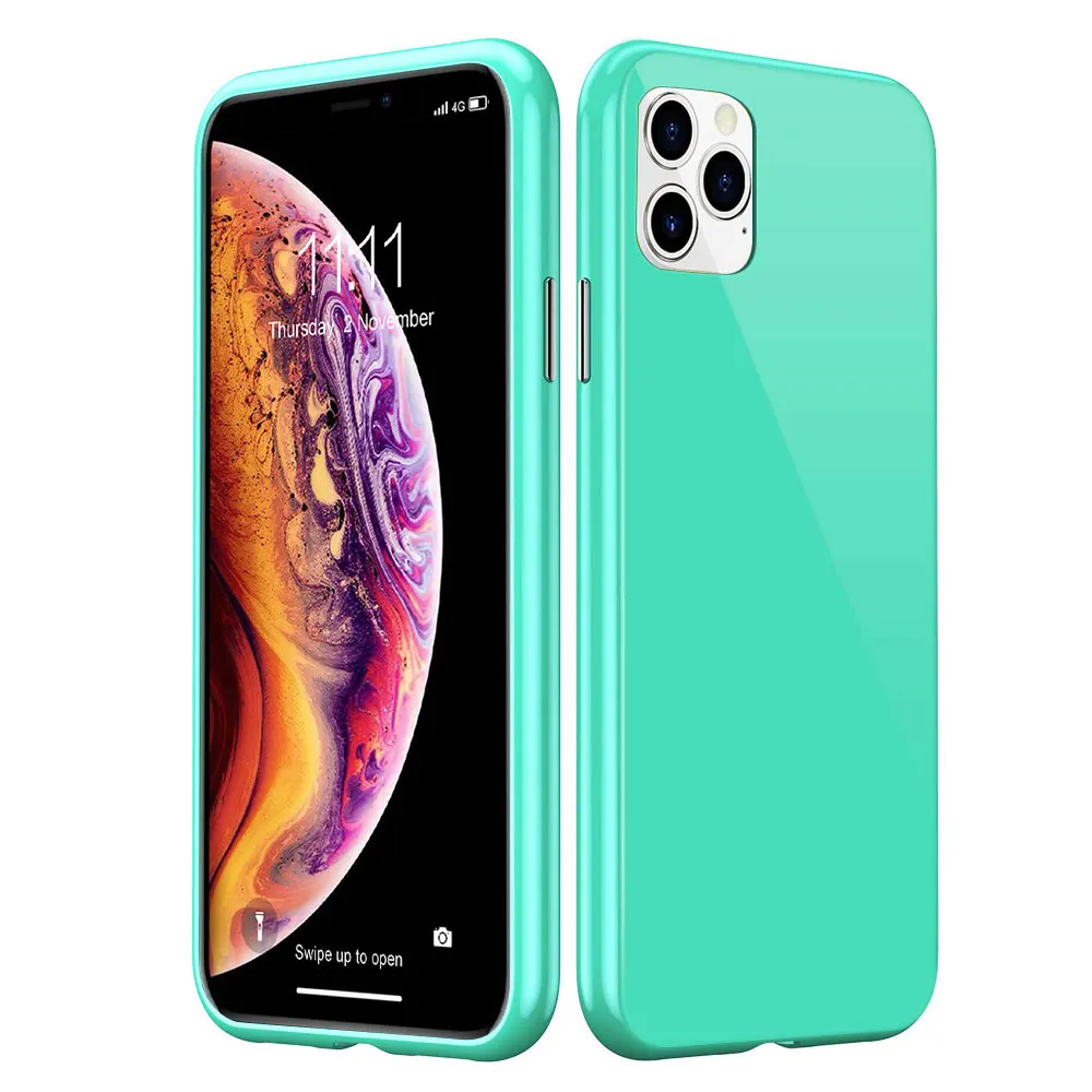 Магнитный стеклянный чехол FLOVEME для iPhone 11 Pro Max, чехол для iPhone XR X XS Max, чехол для iPhone 7, 8 Plus, магнитный чехол для телефона - Цвет: Зеленый