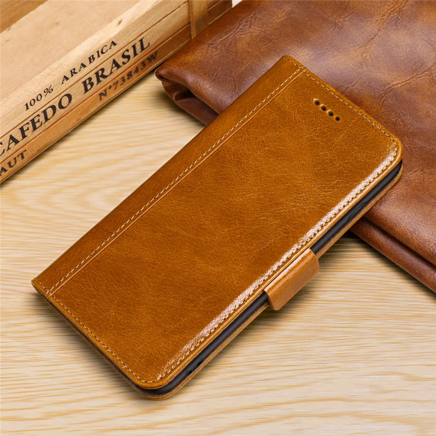 Brown Роскошный чехол-книжка из натуральной кожи для huawei P20 P30 mate 20 10 9 Pro Lite RS mate 20 mate 10 mate 9 Pro Магнитный чехол-книжка - Цвет: Brown