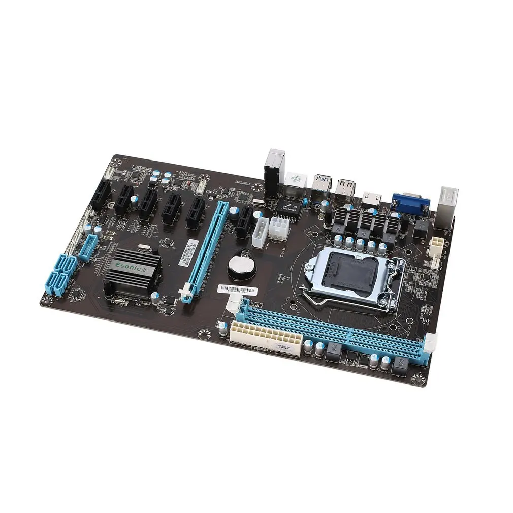 Стабильная версия PCI Express 1x до 16x Riser 6 GPU майнинговая материнская плата 6 шт. PCI-E удлинитель Riser Card для BTC Eth Rig эфириум