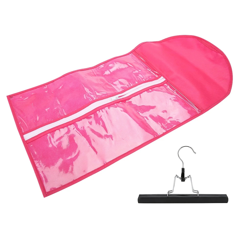 1pc Portable Hair Extensions Wig Storage Bag Holder Dustproof Organizer Protective Wig Storage Holder for Styling Pouch
