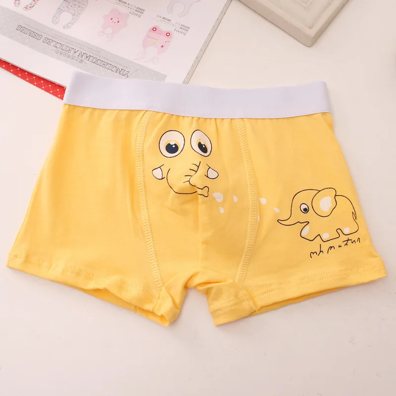 5Pcs/Lot Children's Cartoon Boxer Kids Underwear Boys Boxer Cotton Shorts Student Panties Suit 2-10 Years