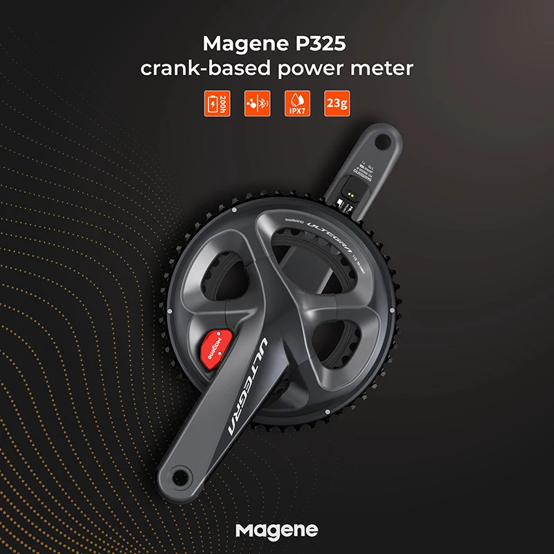US $513.14 Magene 2020 Newest P325 Crankbased Power Meter Rechargeable Power Meter Dual Side Crankset Ultegra R8000 Road Bike Computer