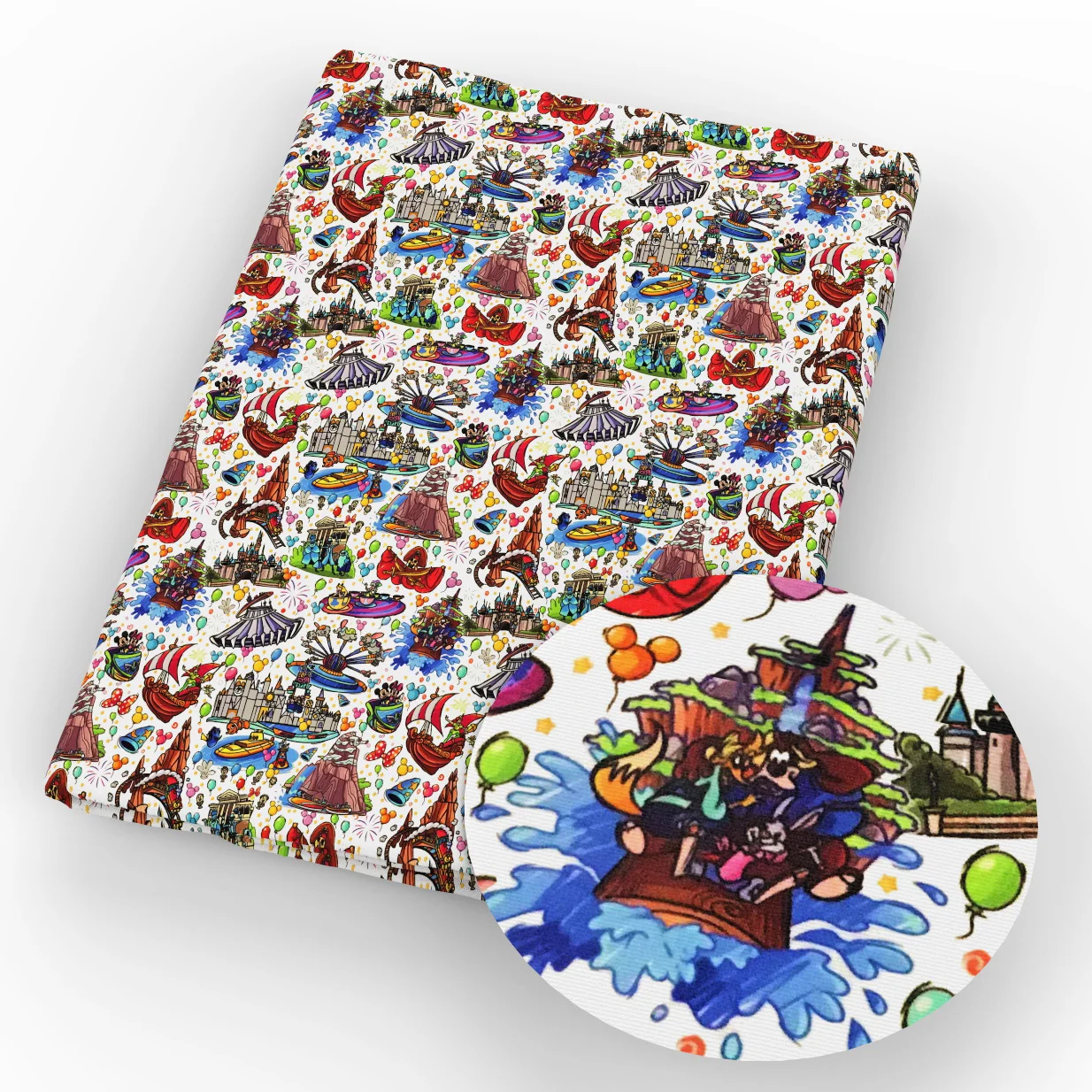 Новинка, 50*145 см, с животным принтом, полиэстер, хлопок, ткань, лоскутные материалы для шитья, платье, ткань для изготовления кукол, сделай сам, чехол для подушки, c7753