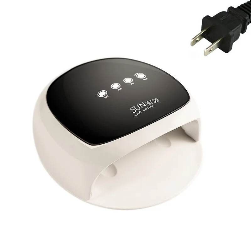 52W US plug Солнечная 4S, УФ лампа для ногтей, 52 Вт, гель для дизайна ногтей, металлический гель-Сушилка для ногтей, светодиодный светильник - Цвет: 52W US plug