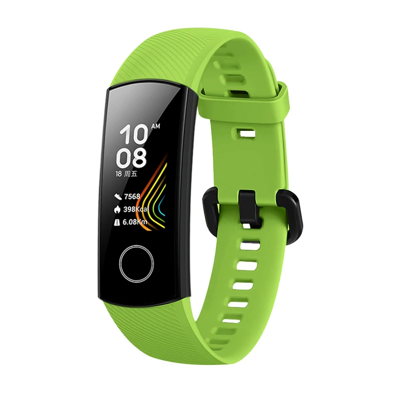 Silicone Wrist Strap For Huawei Honor Band 5 Sports Bracelet Strap For Huawei Honor Band 5 Band 4 Standard Version Accessories