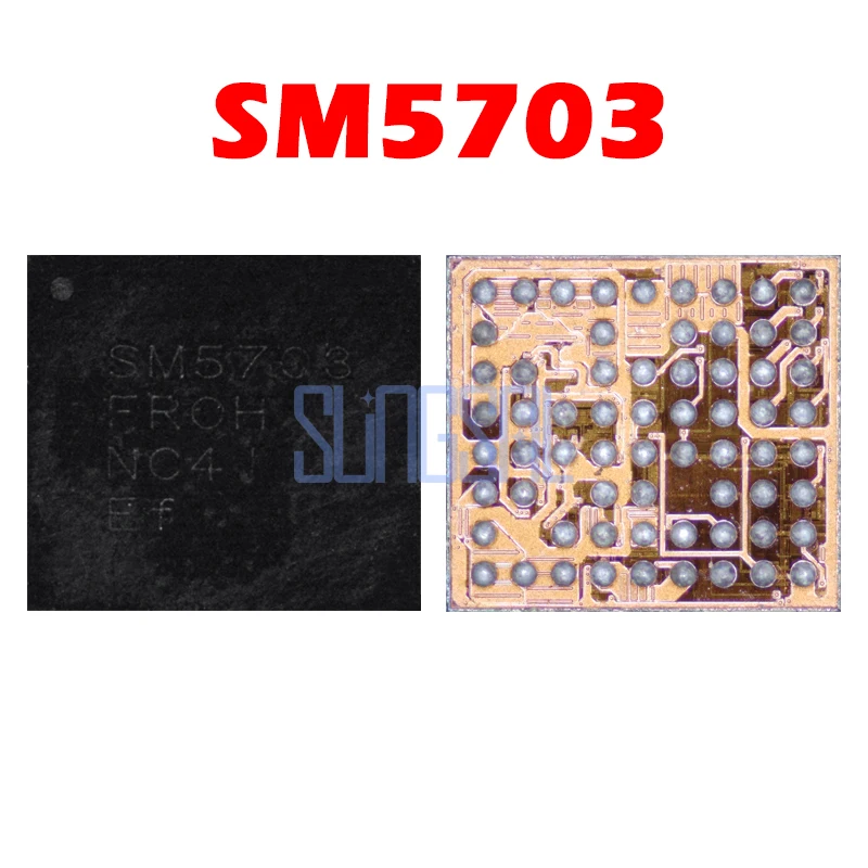 10 шт./лот 100% оригинальный SM5703 IC для A8 A8000 J500F зарядки USB зарядка зарядное устройство