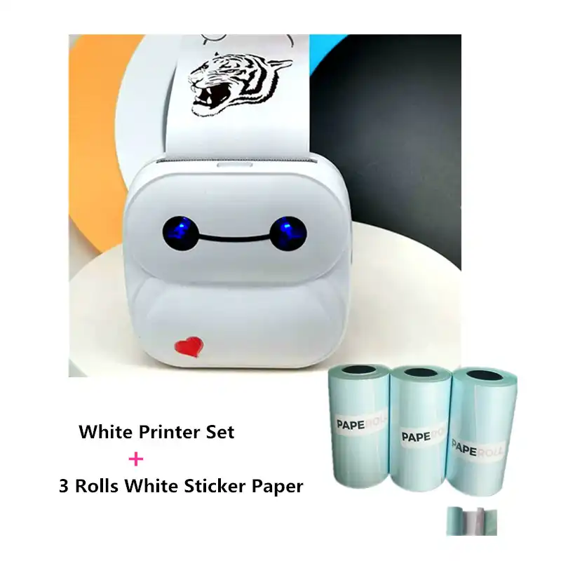 black and white bluetooth printer