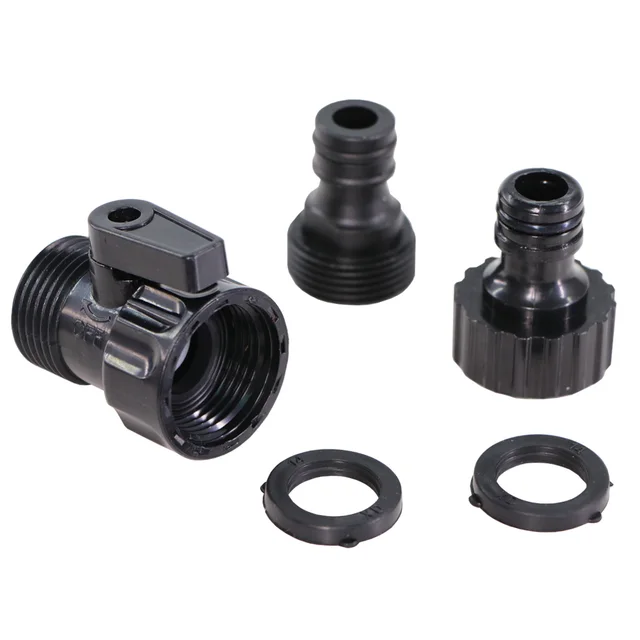 Műanyag Kerti Tömlő 3/4 Hüvelykes Női Hím Csatlakozó Javító Szerkesztőkészlet, Kizáró Szelepgumi Tömítés A Tömlővíz -Adapterhez - Image 5