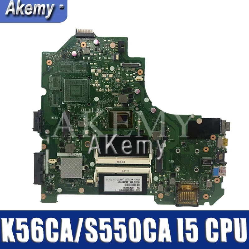 Akemy K56CM K56C материнская плата для ноутбука ASUS K56CA K56CB K56C S550CA A56C оригинальная материнская плата I5-3317U/3337U