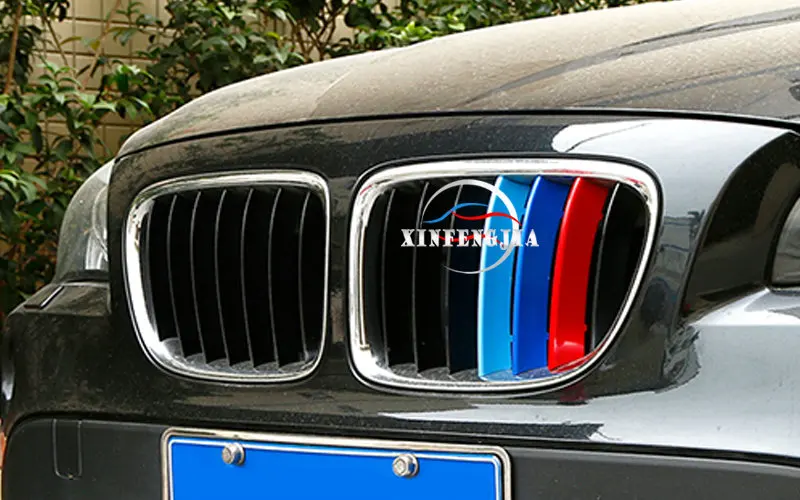 Для BMW X1 X3 X4 X5 X6 E84 E70 E71 F15 F16 F25 F26 G01 G02 G05 м 3 цвета спереди почек вентиляционные решетки решетка радиатора накладка