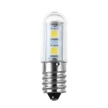 Новое поступление 1x мини E14 1 Вт 7 светодиодный 5050 SMD Природа/теплый белый холодильник светильник лампа, 110 В/220 В