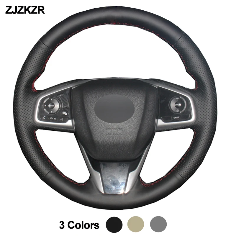 Car Auto Steeringwheel Cover For Honda Civic Civic 10 2016 2019 Crv