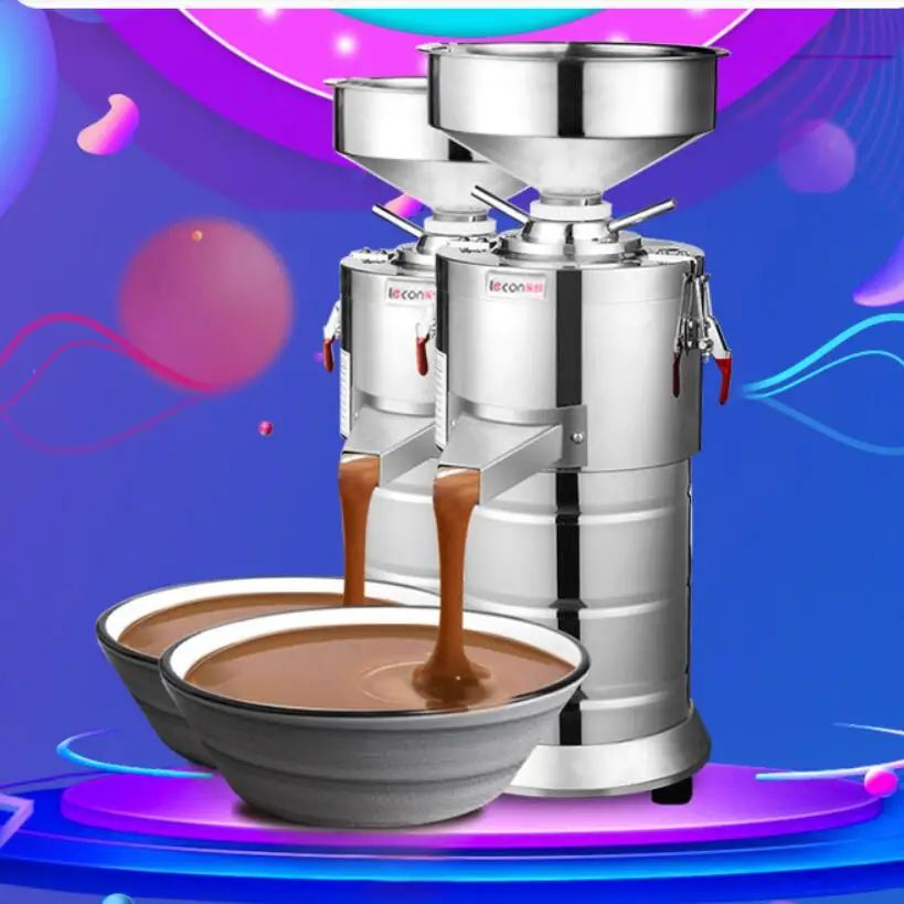 Полностью автоматическая мельница арахисовое масло тахини орех соус какао соус измельчитель порошок машина для переработки