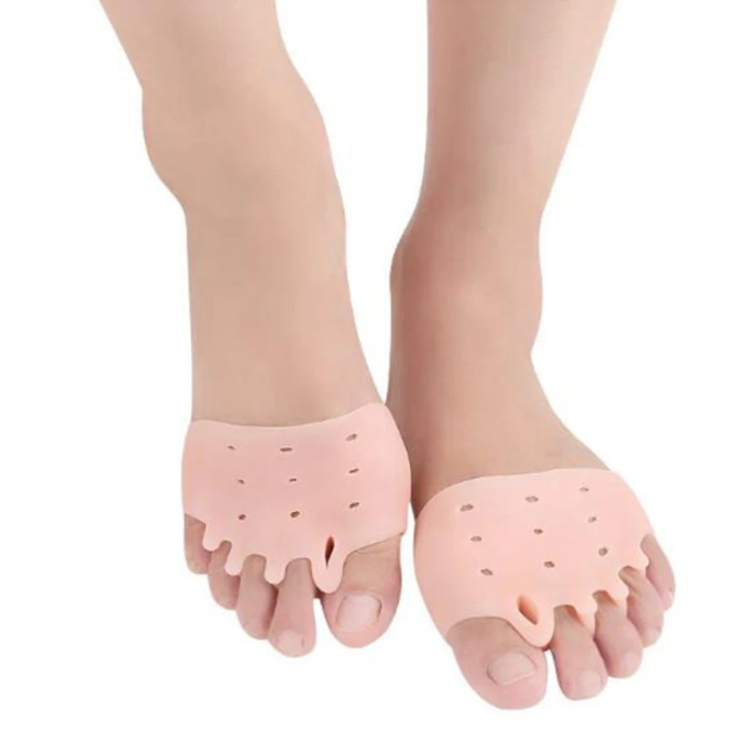 2x Hallux Valgus Corrector Orthotic Bone Spurs Toe Separators Pad Feet Cover