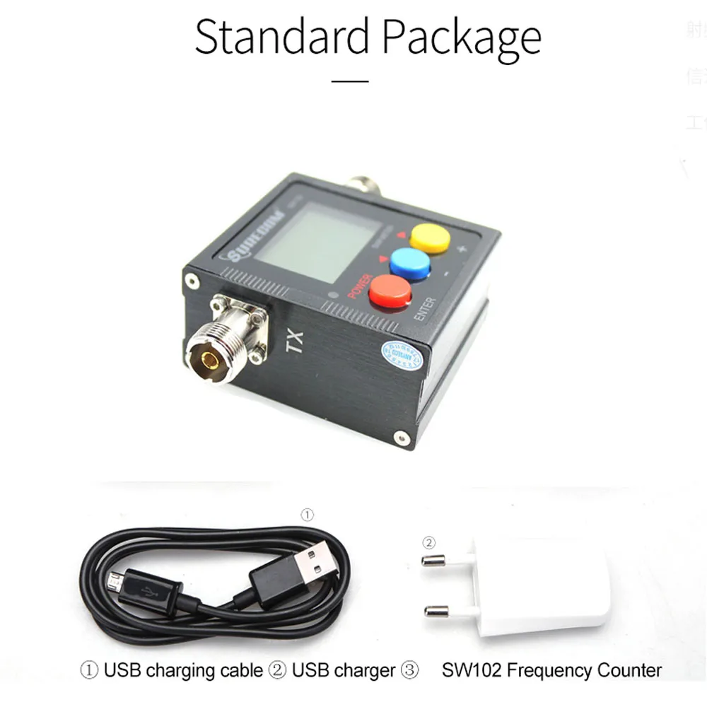 SURECOM SW-102 с тремя адаптерами 125-520 МГц цифровой УФ-измеритель ...