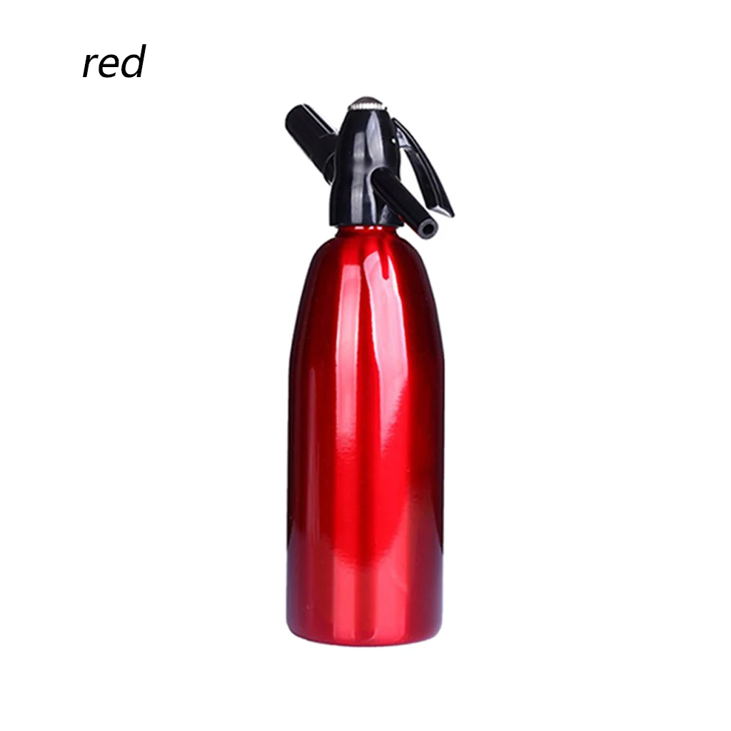 Газированной воды сифон домашний, для напитков сок машина пивной бар соды сифон Сталь бутылки содовой поток пены цилиндр Co2 инжектор шейкер - Цвет: red