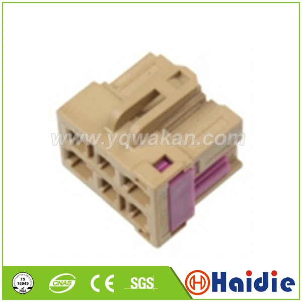 

2sets 6pin auto wiring cable plug 1J0 937 731 A plastic electric unsealed connector 1J0937731A