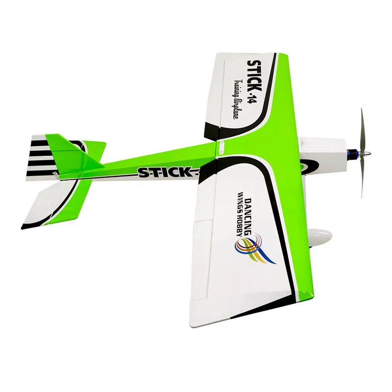 1 шт. танцевальные крылья хобби палка-14 V2 1400 мм размах крыльев пробкового дерева 3D аэробатический тренажер RC самолет комплект