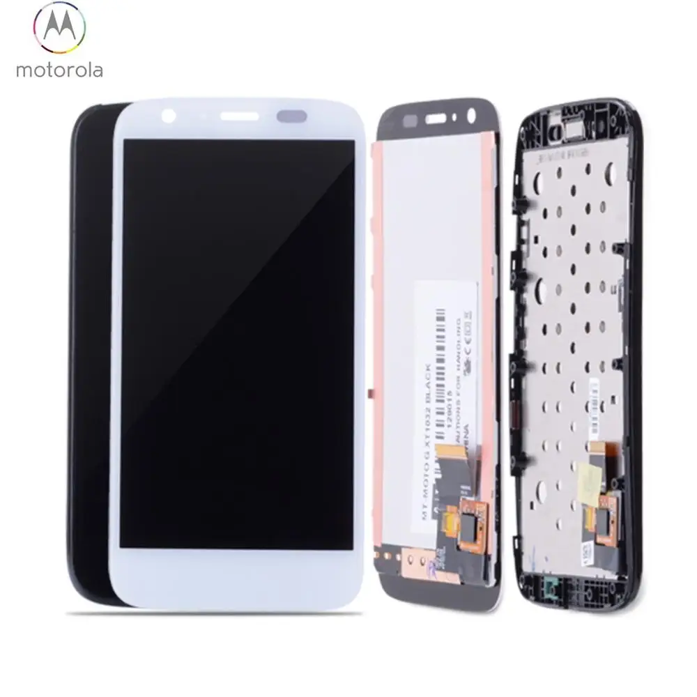 

Original 4.5 LCD For Motorola Moto G LCD Display Touch Screen XT1032 XT1033 LCD Digitizer Frame Repalcement Parts