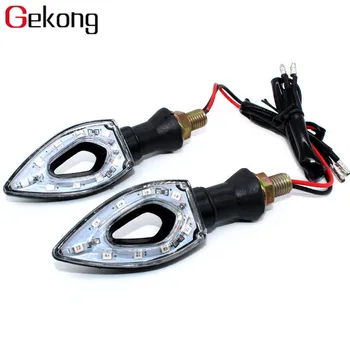 

Fit For Honda CB 600 Hornet CB400 Shadow 750 Universal 10mm Motorcycle LED Turn Signal Indicator Flashers Lights Blinker Lights