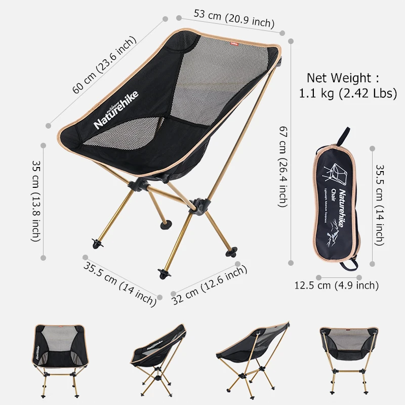naturehike folding moon chair