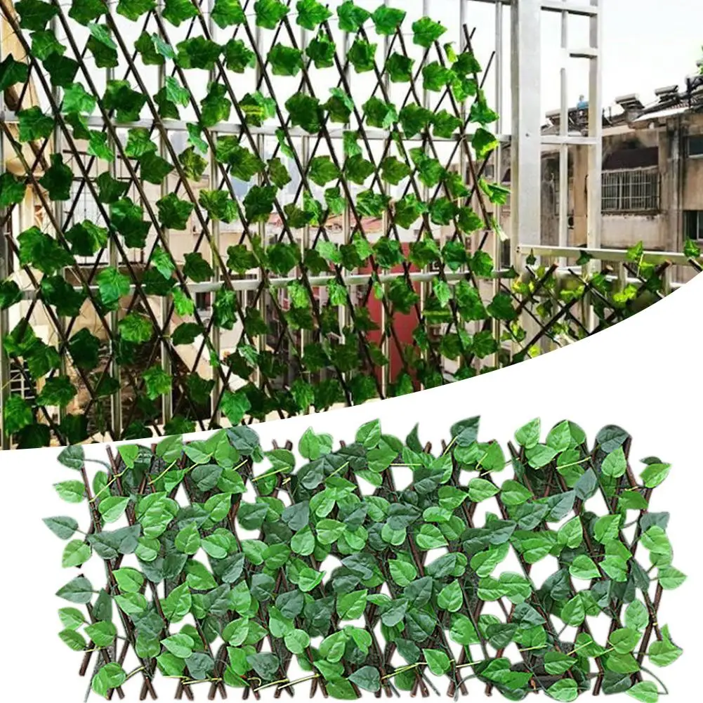 Fence Retractable Fence Artificial Garden Plant Fence