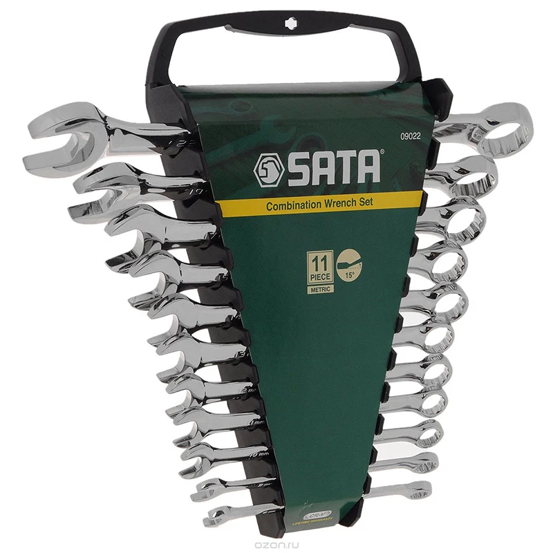 SATA 09022 для Ключи(набор) 11пр. Комбинированные пласт.блист. для Легковой автомобиль, седан,мотоцикл для ремонта автомобиля