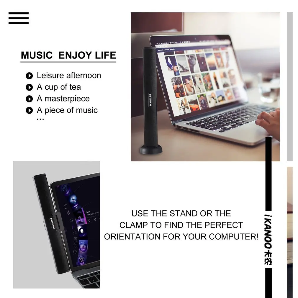 Портативный ноутбук/компьютер/ПК динамик USB аудио Саундбар звуковая панель музыкальный плеер динамик Идеальные подарки бизнес награда