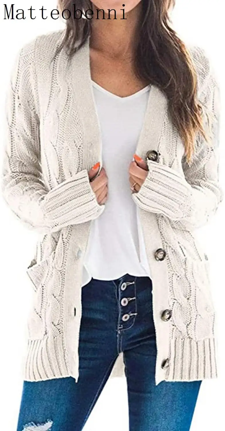 Sexy Knitted Women Cardigan Casual 