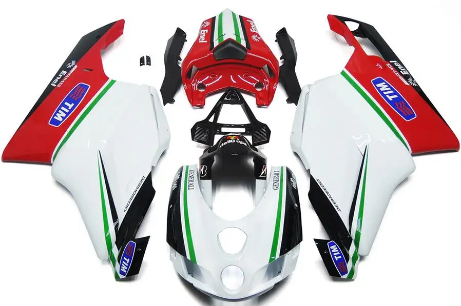 Полный Мотоцикл Обтекатели для Ducati 749 999 2005 2006 05 06 обвес ABS пластик Cowlings кузов красный зеленый