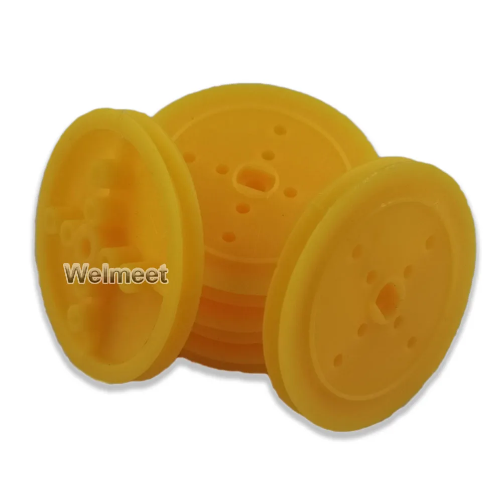 DIY 로봇 장난감 자동차 모델 변형을 위한 10pcs 36mm 동기식 벨트 플라스틱 풀리 휠
