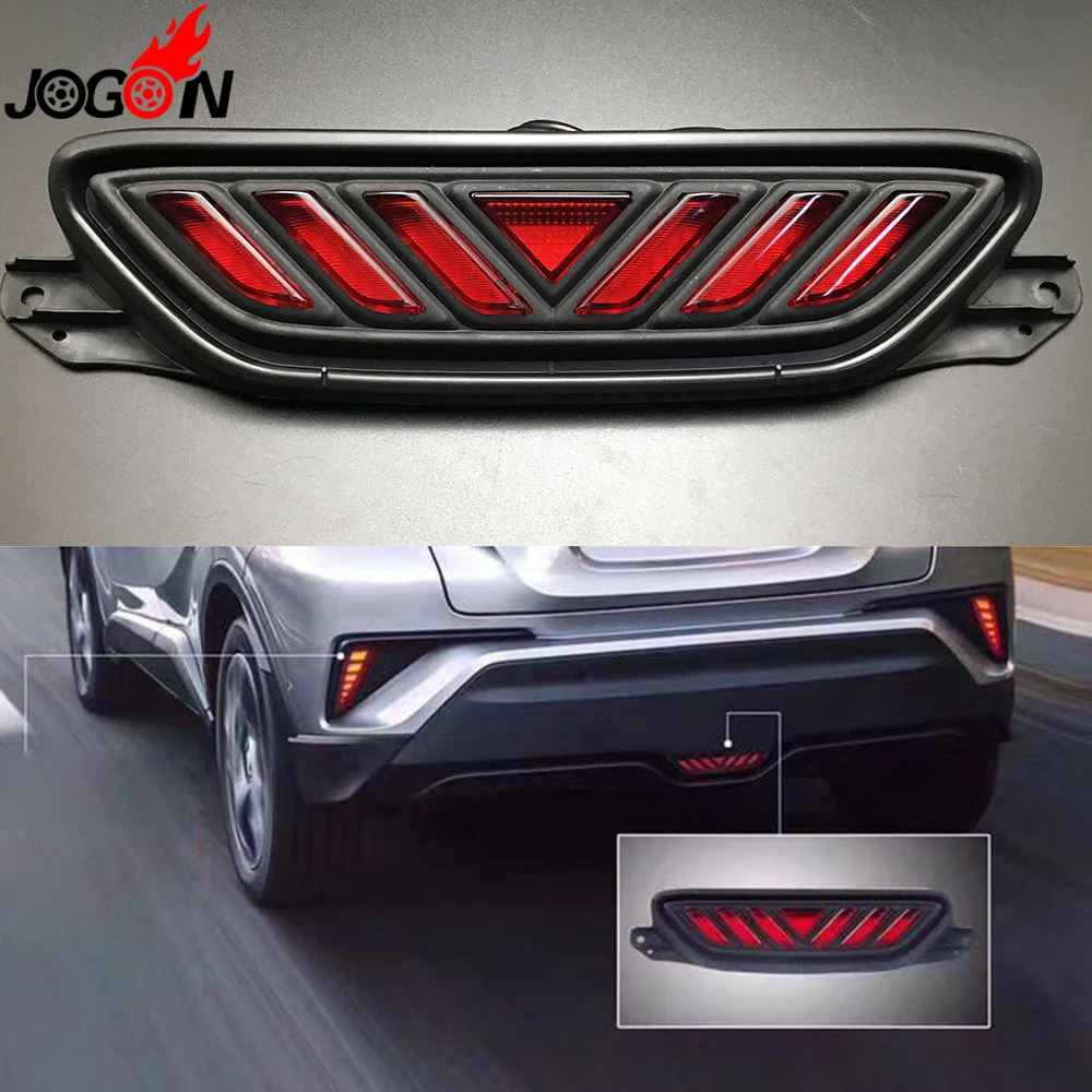 トヨタc Hr Chr 16 17 18車のリアバンパーledブレーキ赤ランプアセンブリ抗追っかけテールライト Brake Light Led Brakeled Brake Light Aliexpress