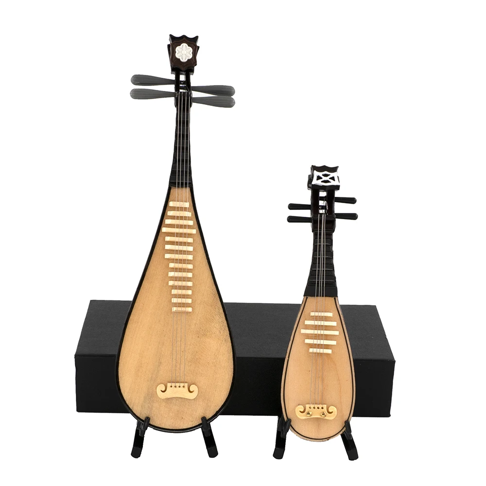 1pcs Miniature Chinese Lute Model With Support And Case Mini Musical Instrument 1 12 Dollhouse 1 6 Action Figure Accessories Bjd Furniture Toys Aliexpress