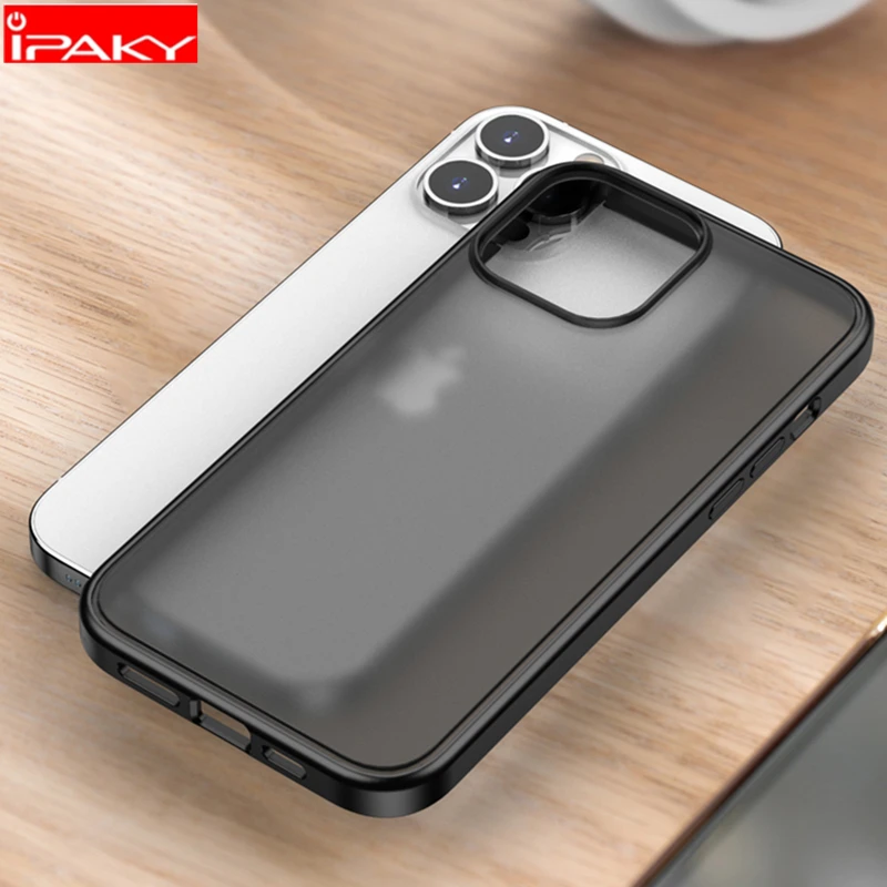 for iPhone 13 Case Magic Shadow IPAKY 13 Pro Mini Case Matte Transparent PC TPU Shockproof Cover for iPhone 13 Pro Max Case apple iphone 12 mini  case