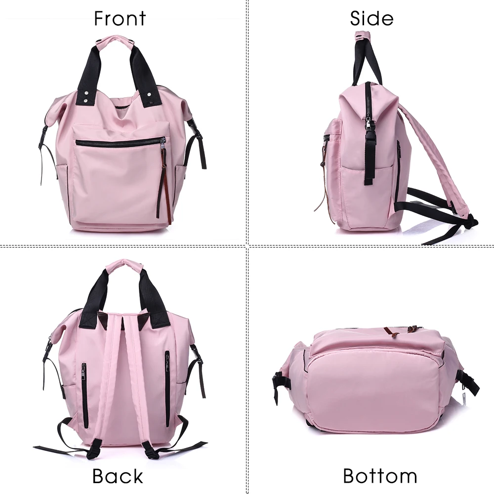 Nylon Backpack Women Casual Backpacks Ladies High Capacity Back To School Bag Teenage Girls Travel Students Mochila Bolsa