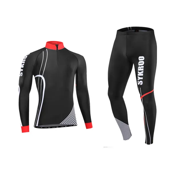 SYKROO Nordic Cross Country Skiing Race Suit WhiteBlack Store