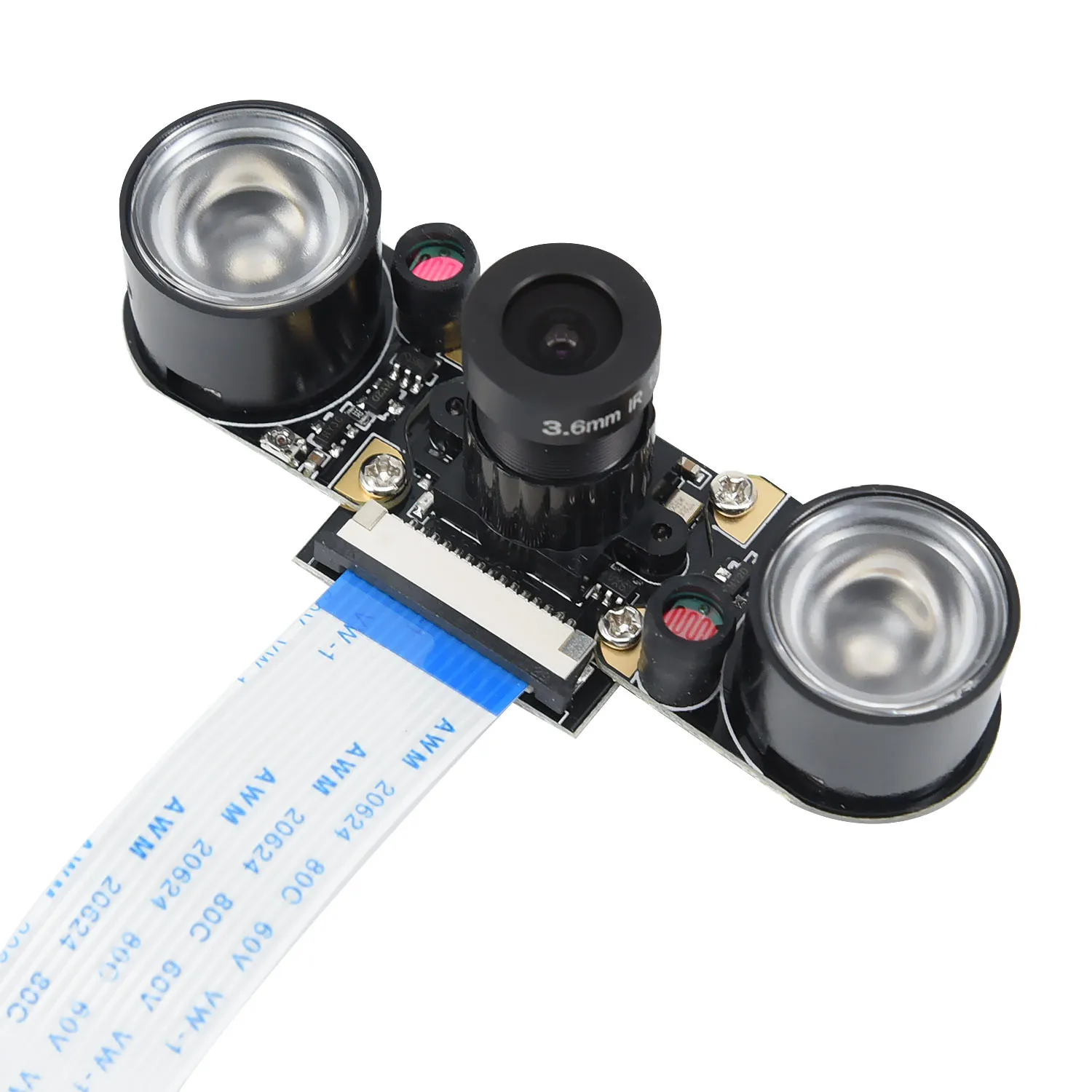 3,6 мм 3,3 В 1/4 дюймов CCD ночного видения 1080P Модуль камеры для Raspberry Pi 3 Model B/2B/B+/A инфракрасная камера ночного видения