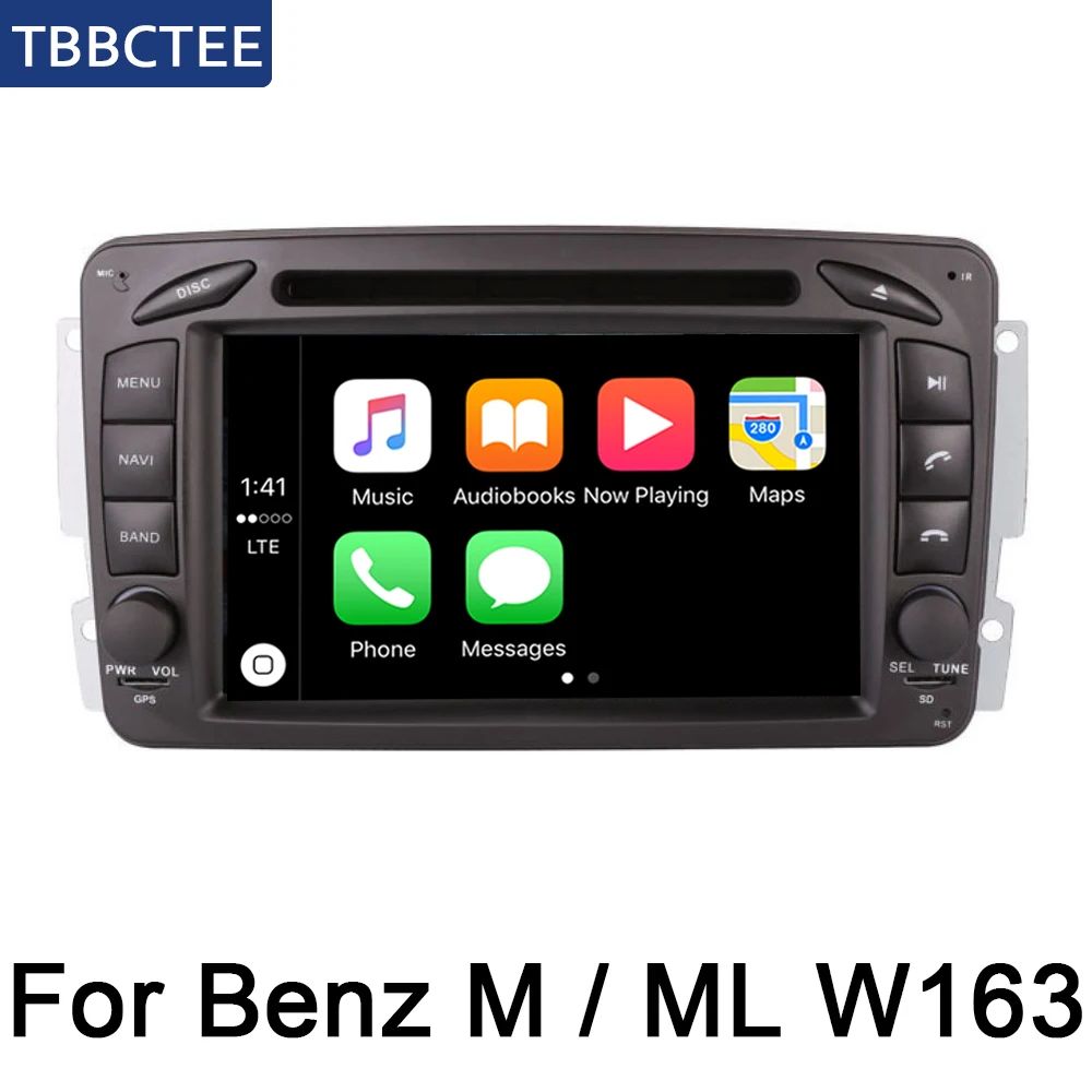 Для Mercedes Benz M/ML W163 1998~ 2002 NTG автомобильный проигрыватель Android gps навигационный экран системы радио стерео интегрированный мультимедиа