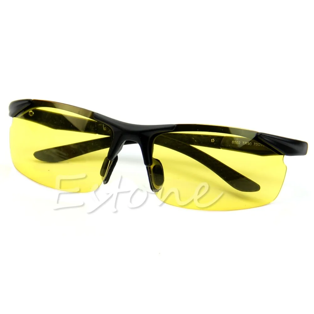 

Motorcycle glasses Night Vision Driving Sunglasses Car Anti-Dazzling Goggle Sun Visor Glasses Yellow Color