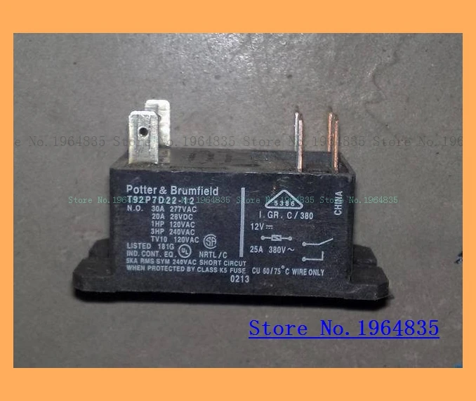 T92P7D22-12 12VDC T92-2A