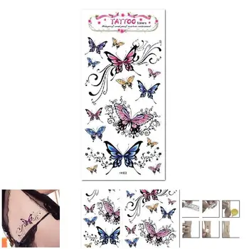 

High Quality Fashion New Body Art Temporary Tattoo Stickers Butterfly Sexy Glitter Waterproof Tattoo Sticker