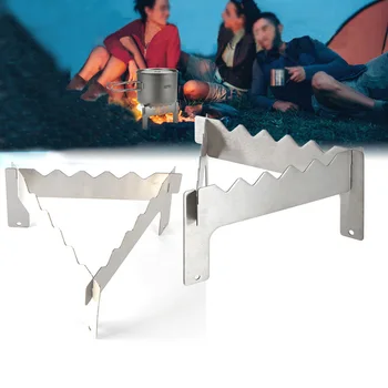 

Stainless Steel Alcohol Stove Stand Silver Ultra light Outdoor Home Picnic